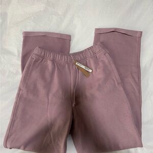 NWT SKIMS cotton fleece sweatpants in dusk